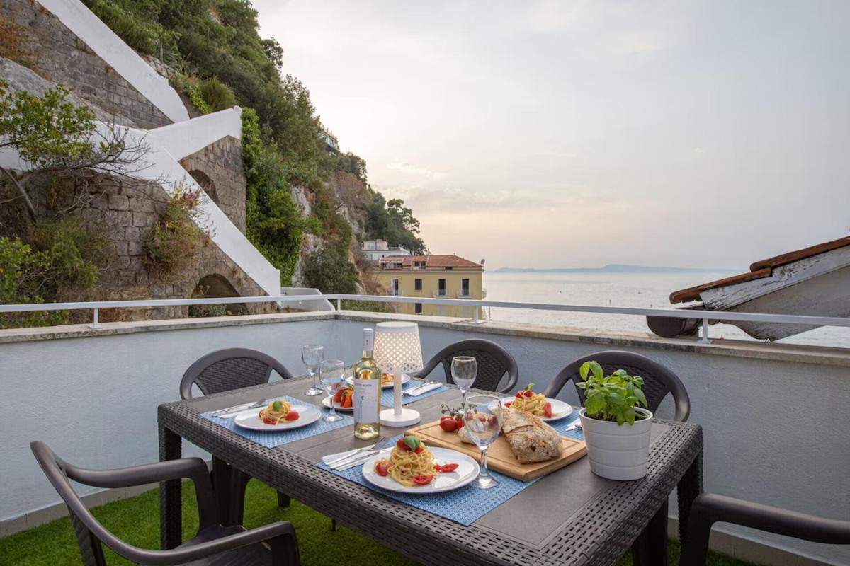 Sorrentovibes - Seaview Home On The Beach & Amazing Views Terrace Exterior foto